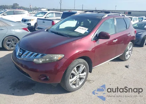 2009 Nissan Murano Le z USA, uszkodzony, nr VIN JN8AZ18W49W102165